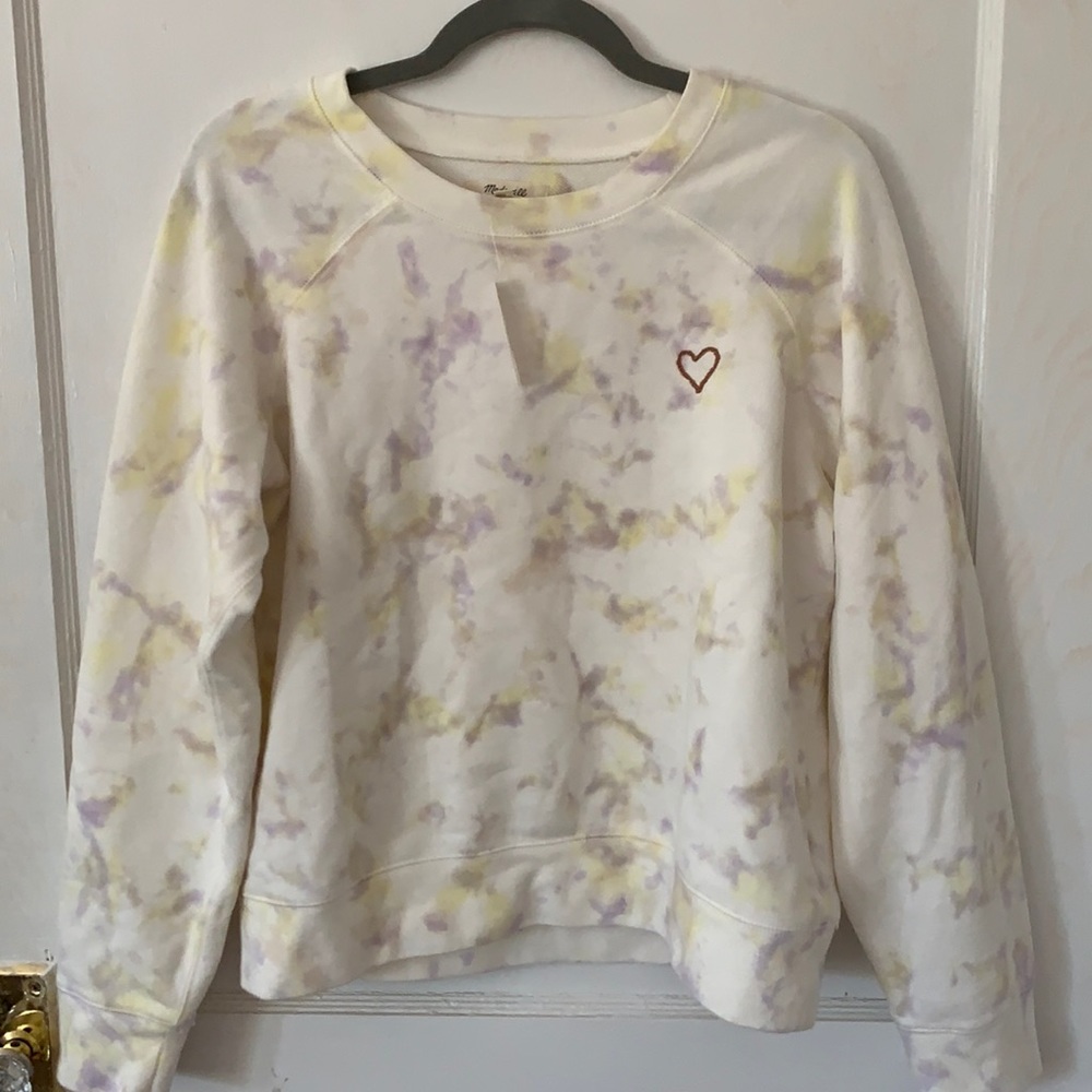 Tie dye Madewell sweatshirt NWT